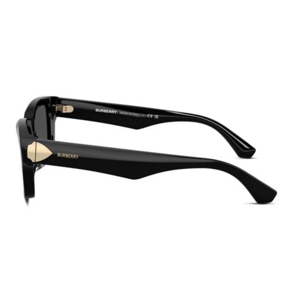 Burberry BE4443 3001/87 Black Rectangular Sunglasses 55□20 – New - Picture 8 of 11
